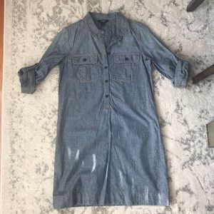 NWOT J. Crew Chambray Dress
